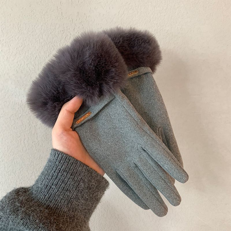 Winter Touch Screen Fleece-Lined Gloves