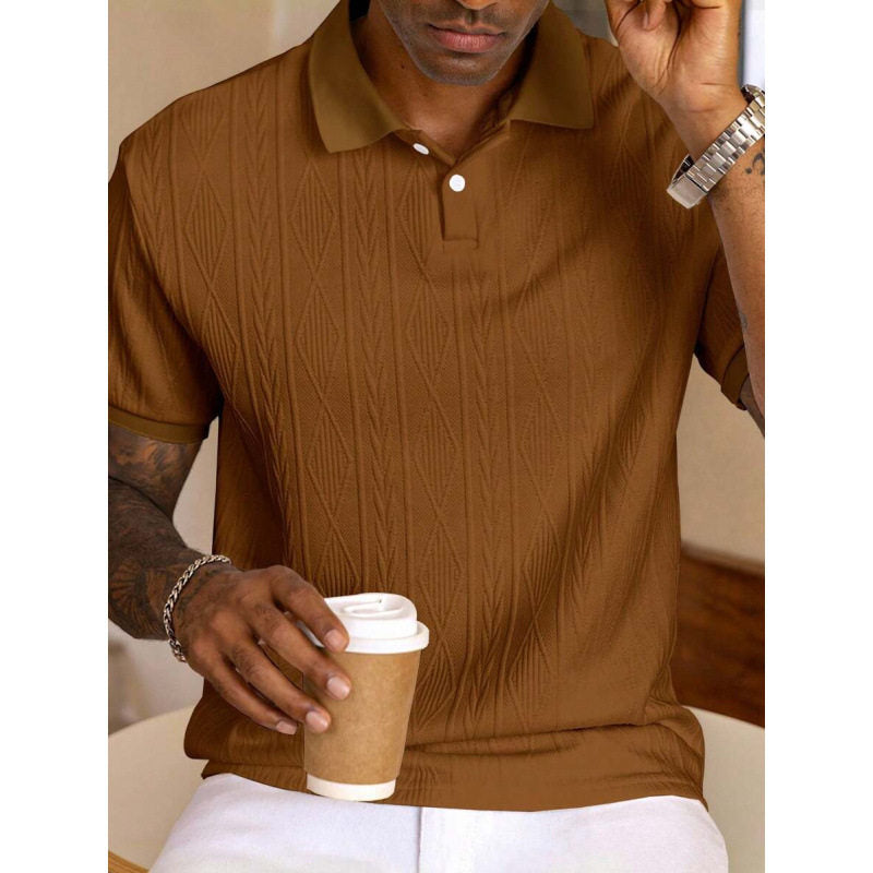 Men's Jacquard Trendy Casual Shirt