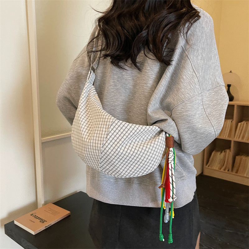 Large-capacity Casual Niche-style Crossbody Bag For Students