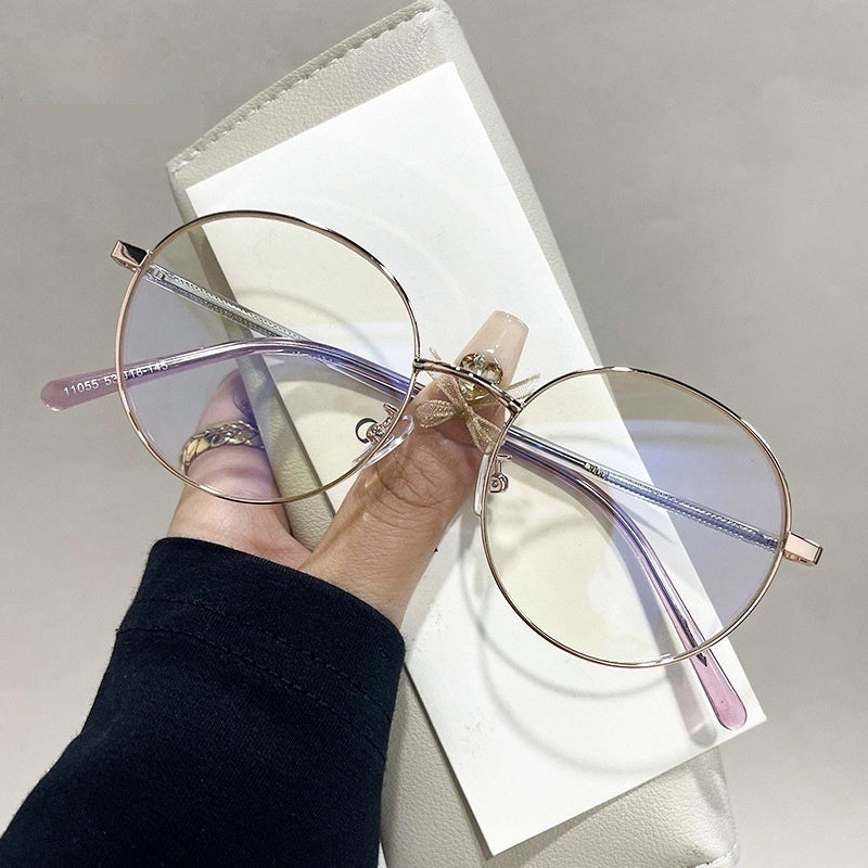 Blue Light Blocking Glasses For Women Available With Prescription Lenses Round Frame Non Prescription