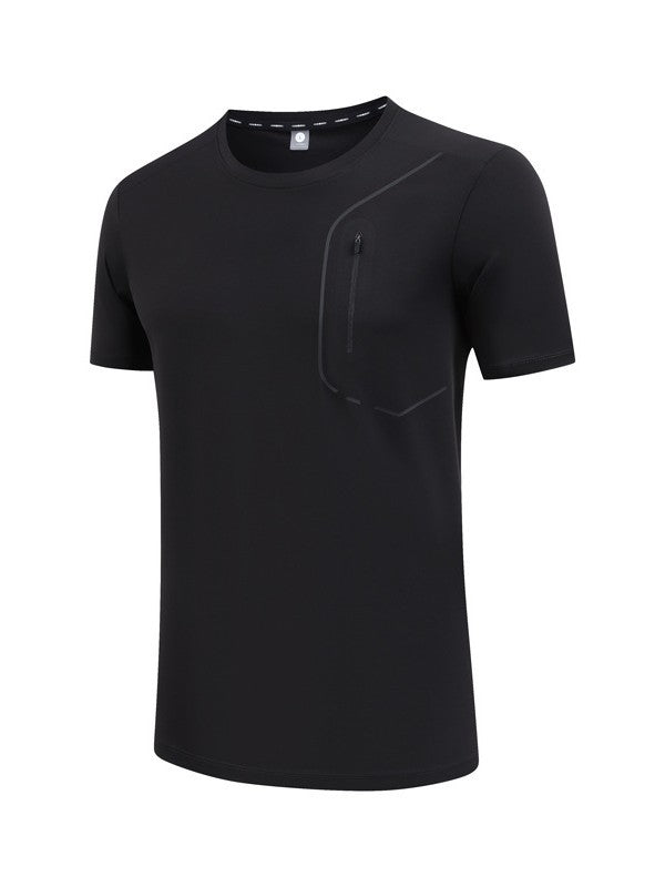 Ice-silk Breathable Round-neck New Mens Top