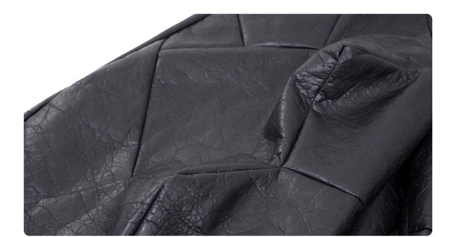 Special-shaped Deconstruction Stitching Pu Leather Pants Men's Autumn