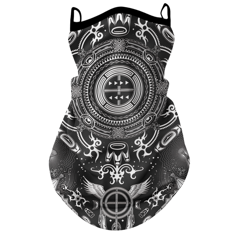 Motorcycle Riding Sun-protection Face Mask Ear-loop Headscarf