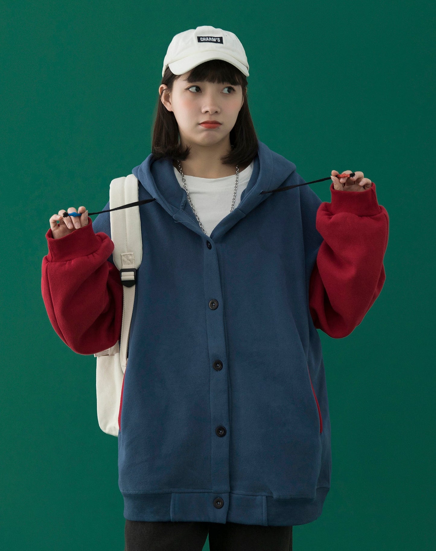 Veste décontractée patchwork 1104 pour femme