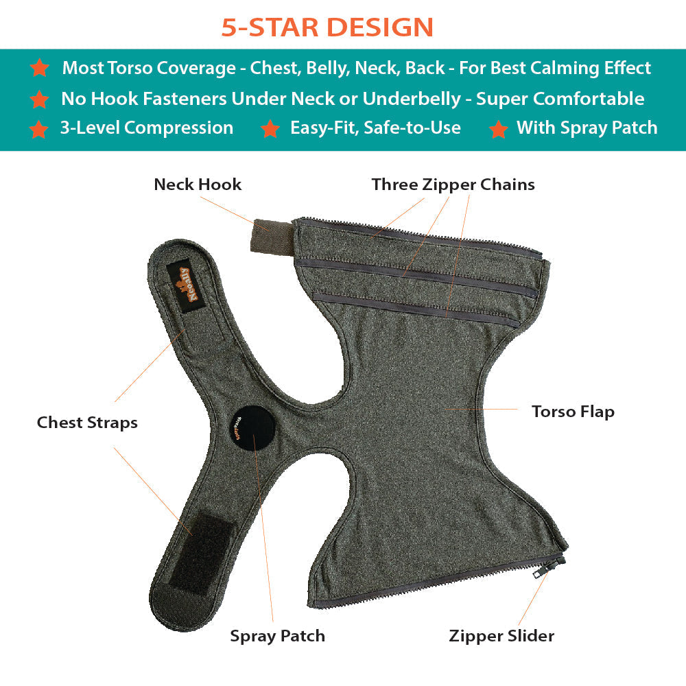 Gilet de récupération chirurgical NeoAlly amélioré pour chiens et chats