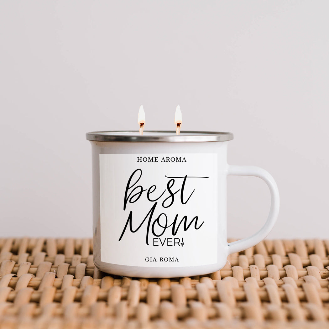 Mothers Day Candle Mug 16oz Reusable Metal Candle Soy Gift