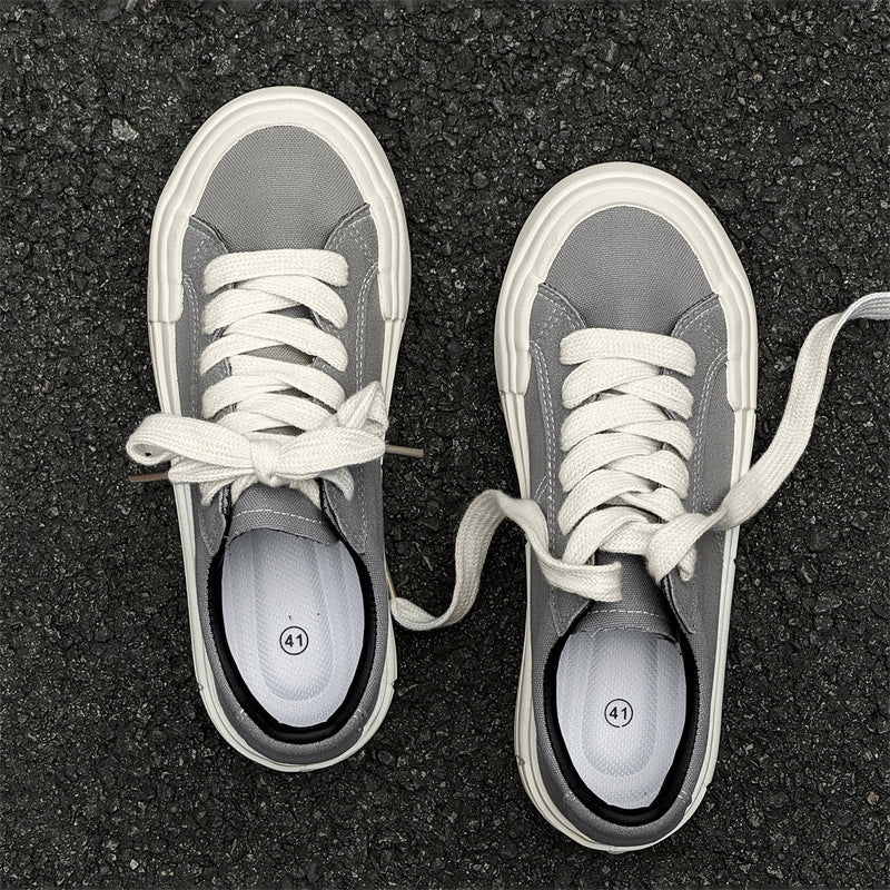 Women's Canvas Platform Casual Sports Skate Shoes