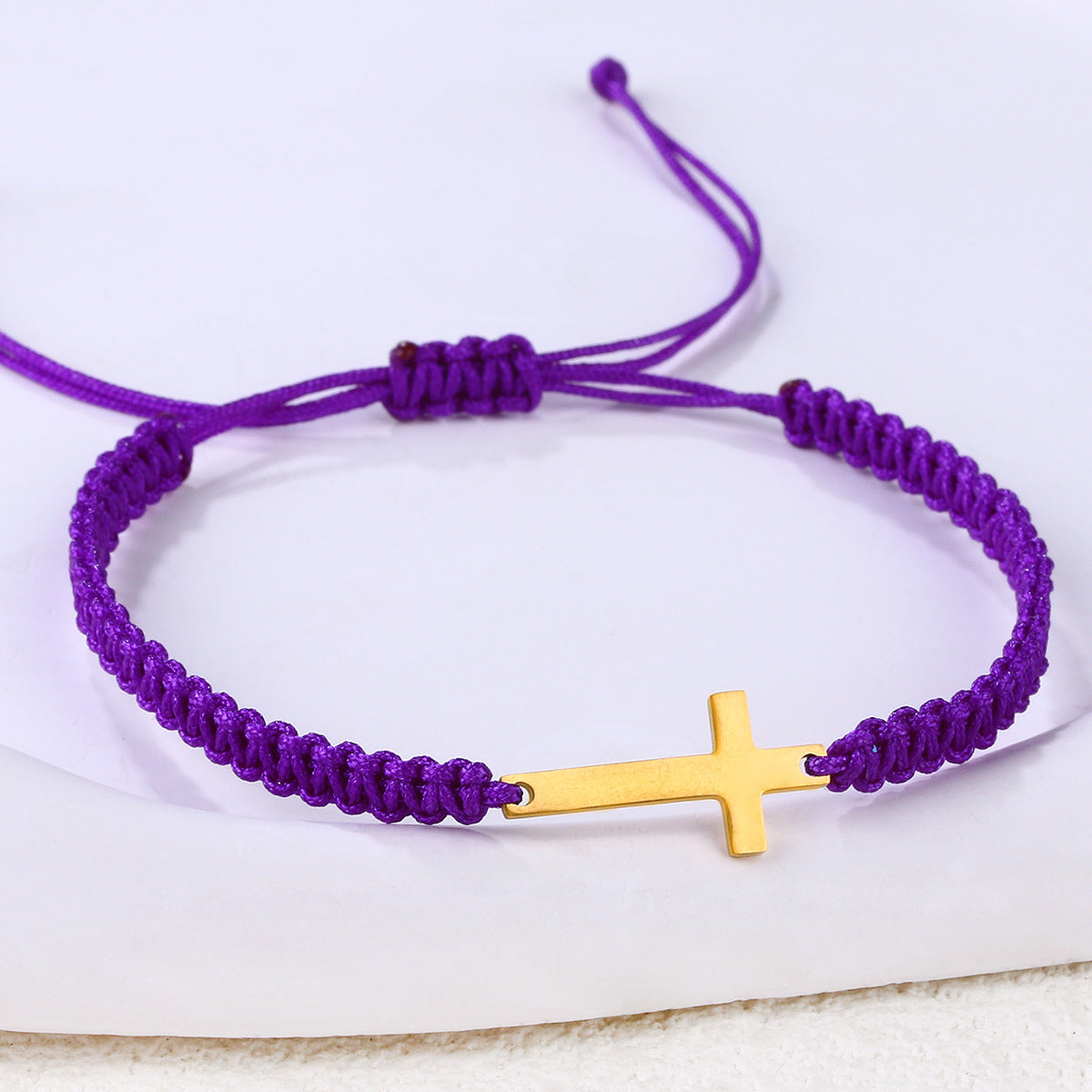 Handmade Bracelet Women's European And American Colorful Stainless Steel