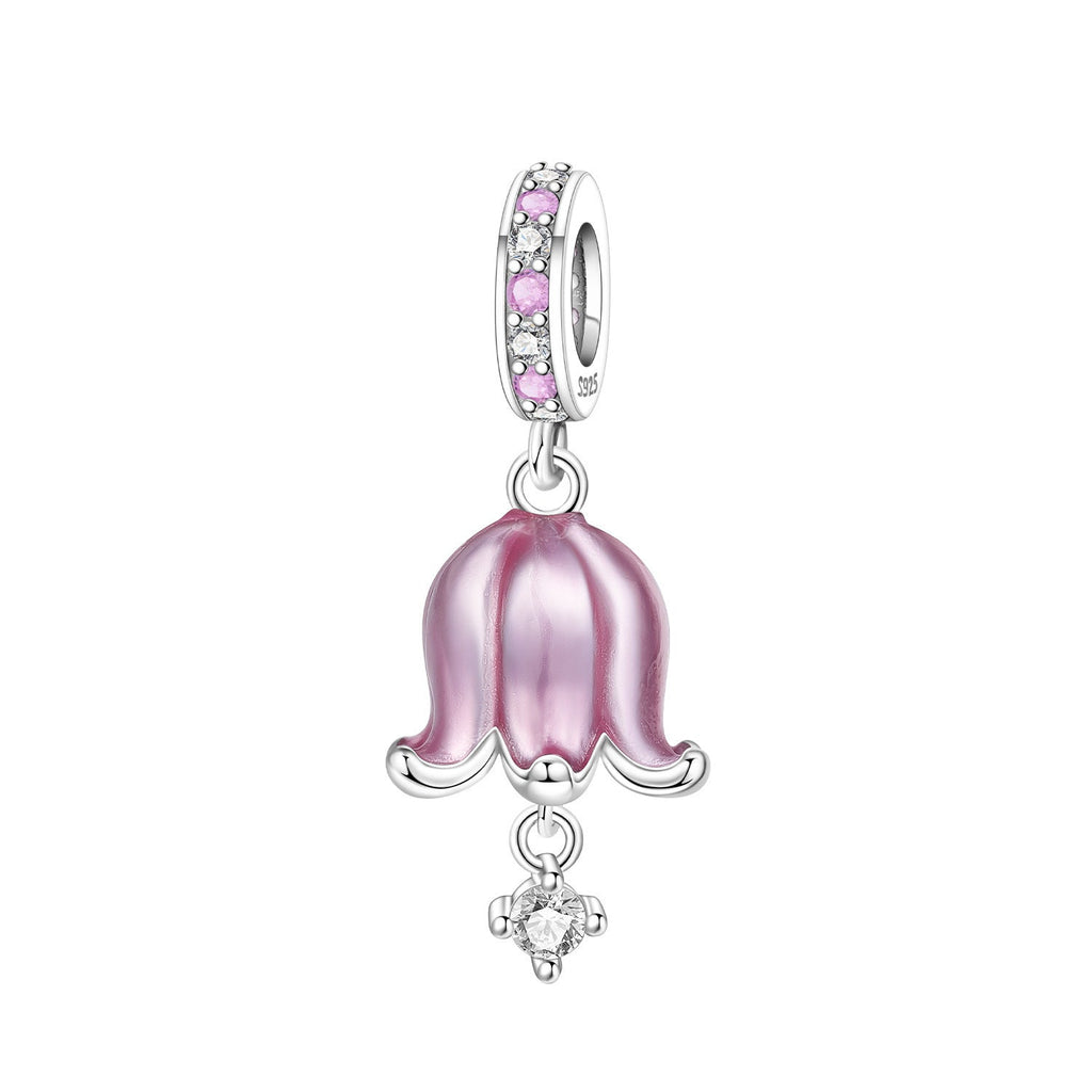 Lily Of The Valley Iris And Spinning Flower DIY Bracelet Pendant Accessories