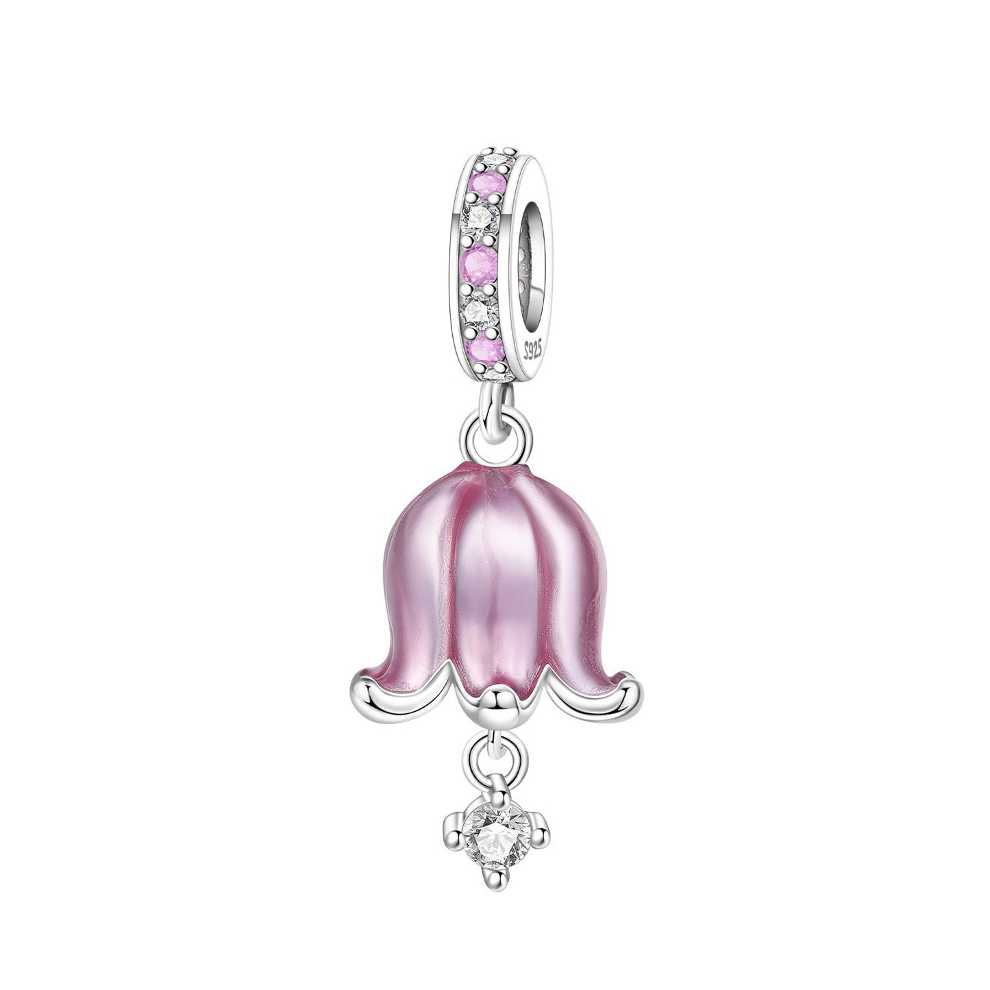 Lily Of The Valley Iris And Spinning Flower DIY Bracelet Pendant Accessories