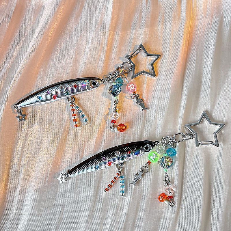 Fashionable And Personalized Pendant With A Small Fish Keychain