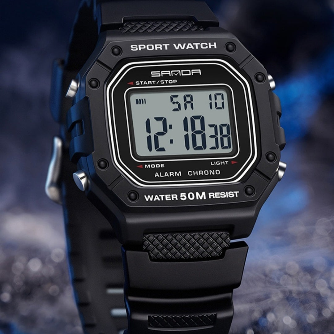 Swimming Waterproof Youth Electronic Watch Simple Alarm Clock