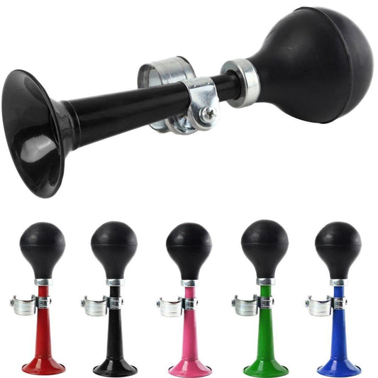 Bicycle Bike Cycling Metal Air Horn Bugle Trumpet Squeeze Rubber Bulb Bugle Horns For Bikes Metal Bike Horns Bicycle Bells With Rubber Squeeze Bulb Bike Accessory For Kids Bike Retro Air Bike Horn
