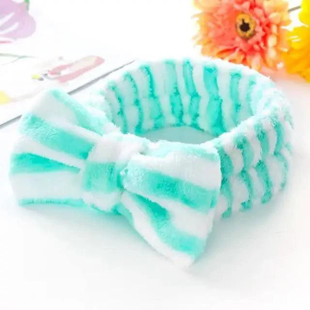 Big Soft Elastic Hairbands SPA Bath Shower Make Up Wash Face Headband Girls Hair Band Women Hair Accessories