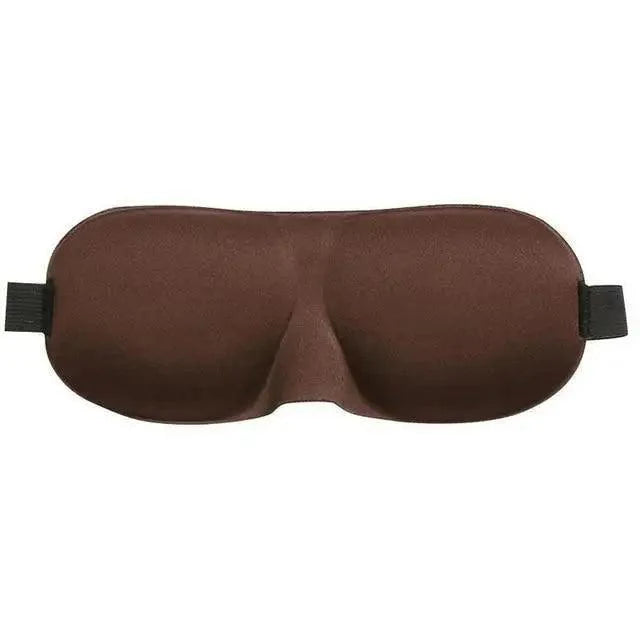 Black 3D Sleep Natural Sleeping Mask Eye Adjustable Strap Eye Mask Cover Portable Travel Blindfold Comfortable Mask For Sleeping