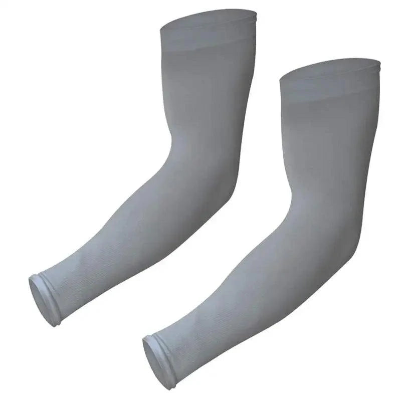 Black Men Unisex Cooling Arm Sleeves Cover Cycling Running Sun Protection Outdoor Activities Hide Tattoos Sleeve Cooling Sports Sleeve For Basketball Golf Football