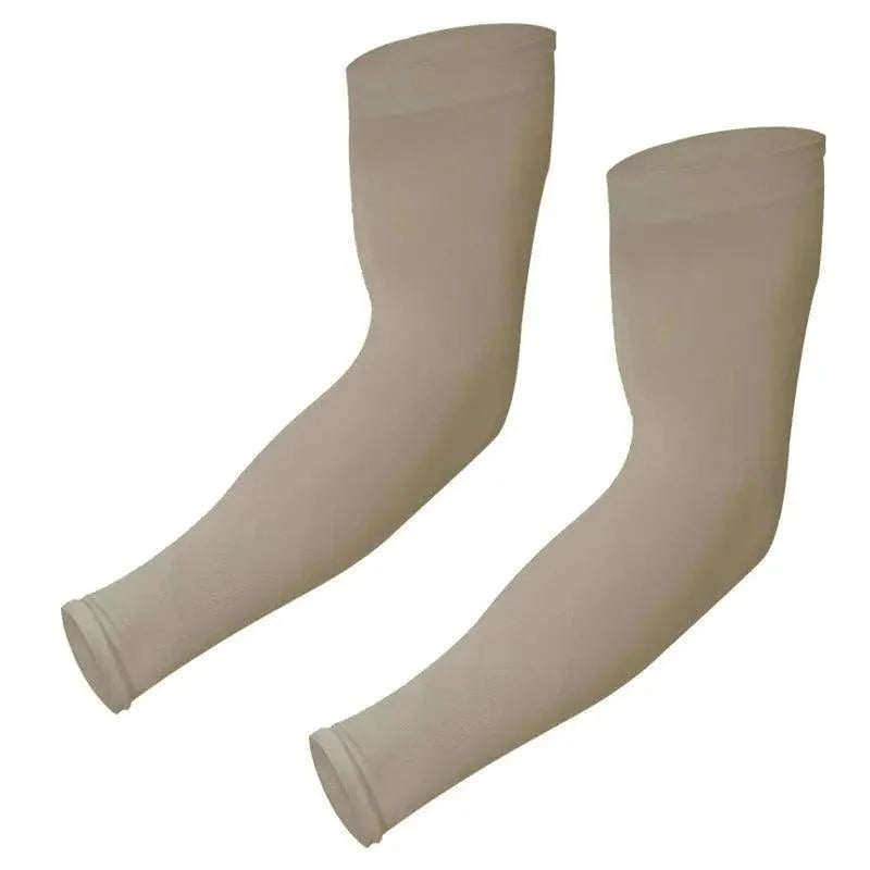 Black Men Unisex Cooling Arm Sleeves Cover Cycling Running Sun Protection Outdoor Activities Hide Tattoos Sleeve Cooling Sports Sleeve For Basketball Golf Football