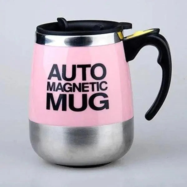 Black Smart Lazy Automatic Stainless Steel Self Stirring Magnetic Mug Creative Coffee Mixing Cup Automatic Self Mixing & Spinning Cup Cute Christmas Birthday Gift Idea For Men And Women