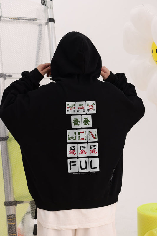 Sweat à capuche Mahjong