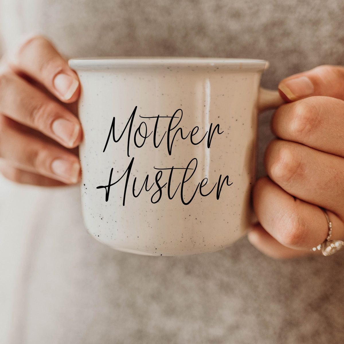 Mother Hustler 410ml Keramik-Kaffeetasse - Lustiges Mom Hustle Geschenk für Mütter
