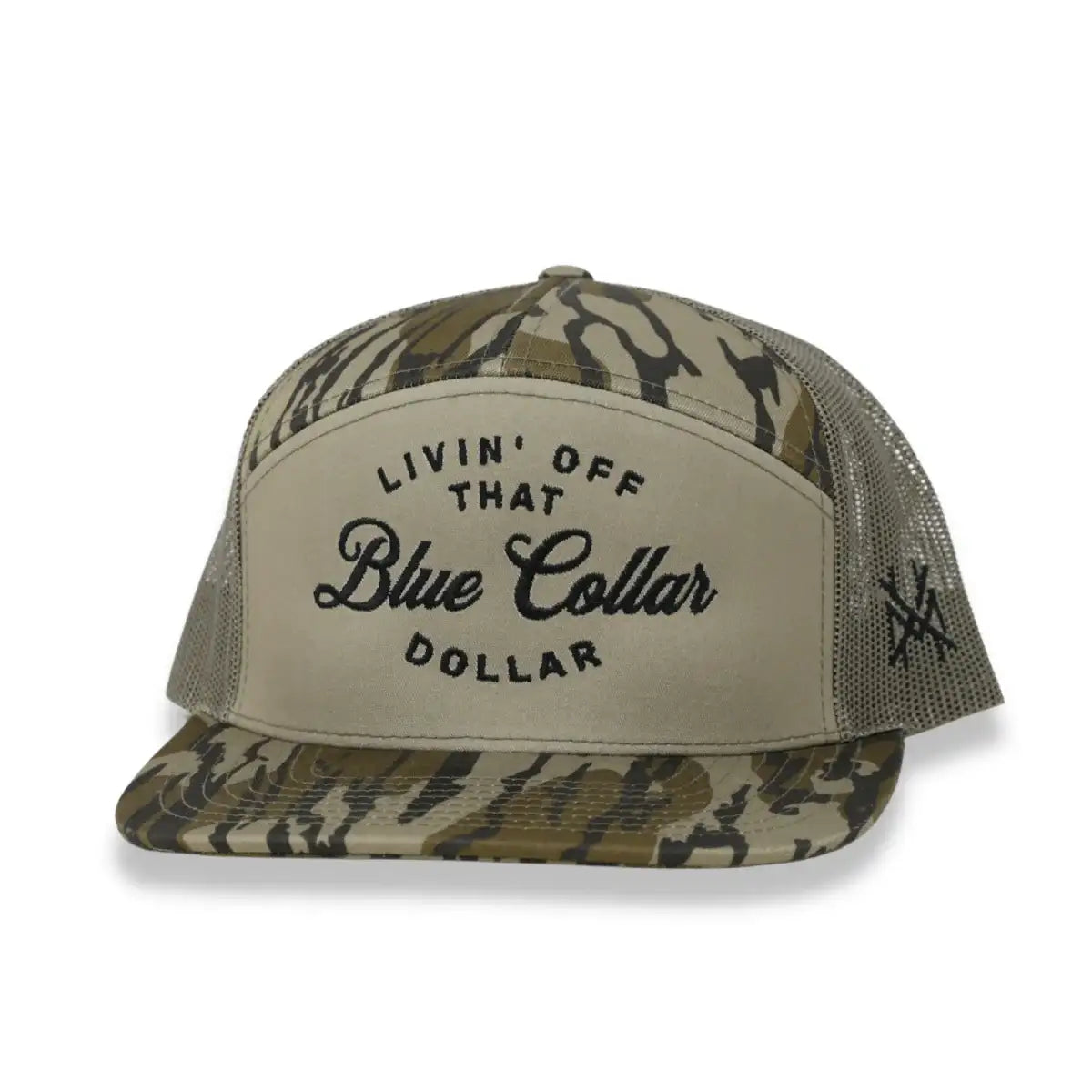Blue Collar Dollar Snapback Hat