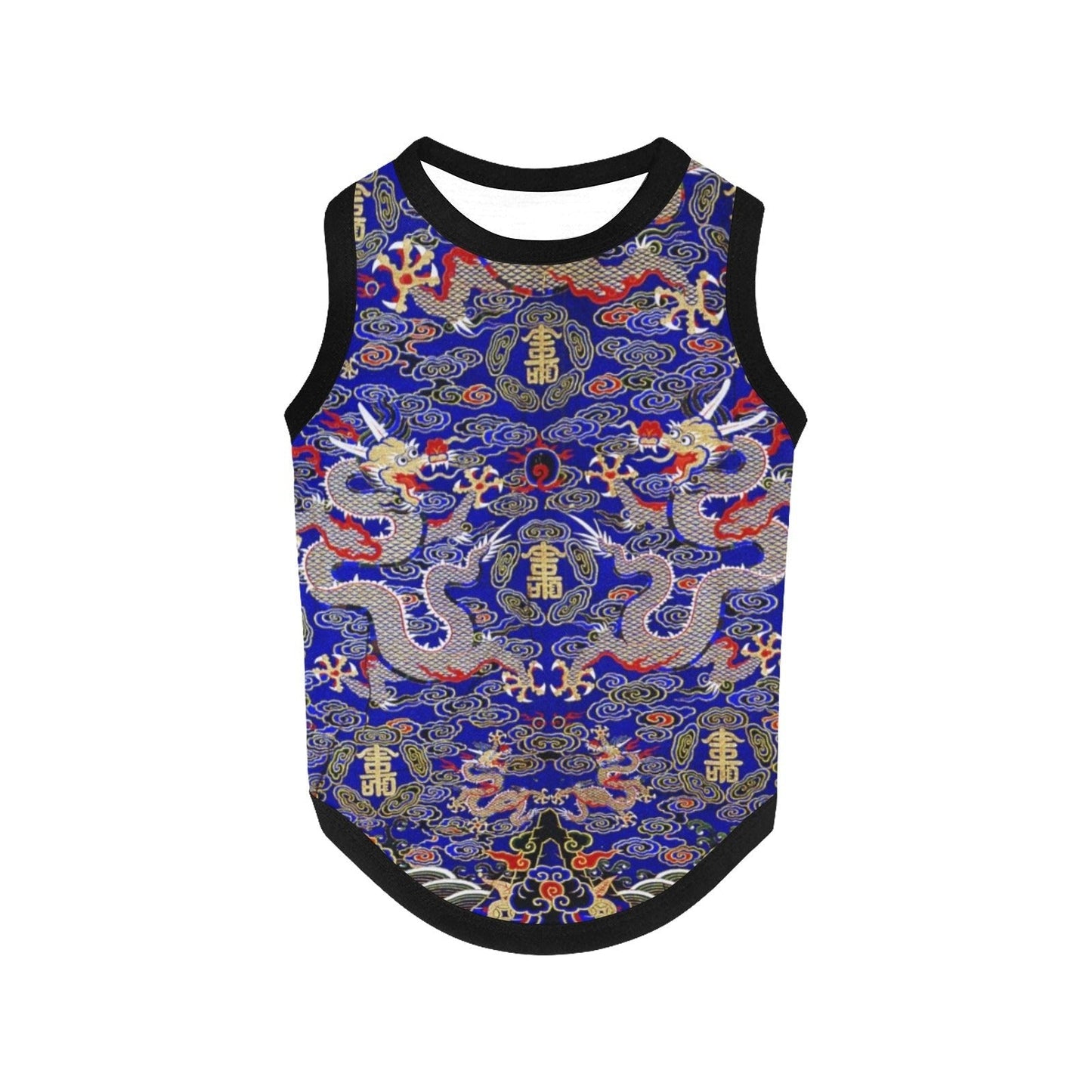 Blue Imperial Dragon Tank Top
