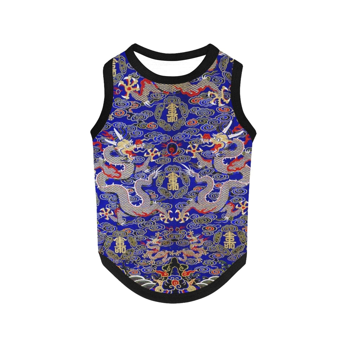 Blue Imperial Dragon Tank Top