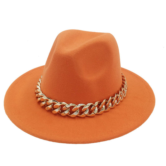 Blue White Men Fedora Unisex Solid Color Fedora Hat Fashion Solid Color Hat Bright Color Wide Brim Autumn Winter Retro Hat Two Tone Dress Hat 56-58CM