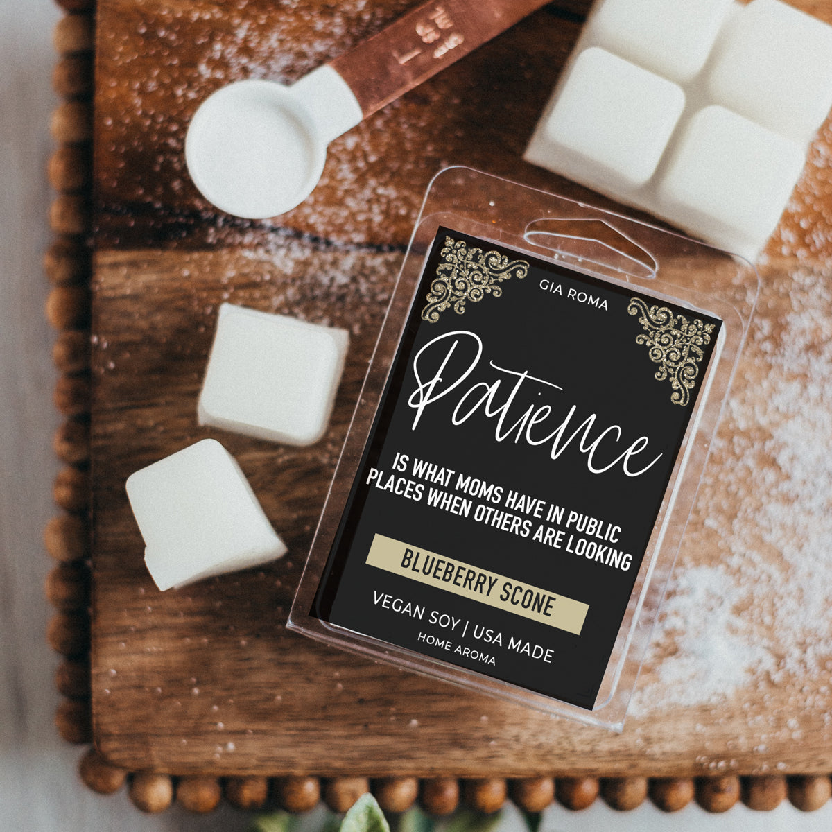 Heidelbeer-Scone Duftkerzen-Geschenkset für Mama, frisch gebackenes englisches Quickbread, süß-säuerliches Aroma