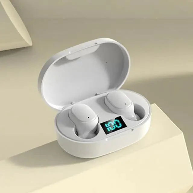 Bluetooth Earphone Wireless Ear Buds 5.0 LED Display Button Control Quality Sound Earphones in-Ear Headphones For Workouts And Running