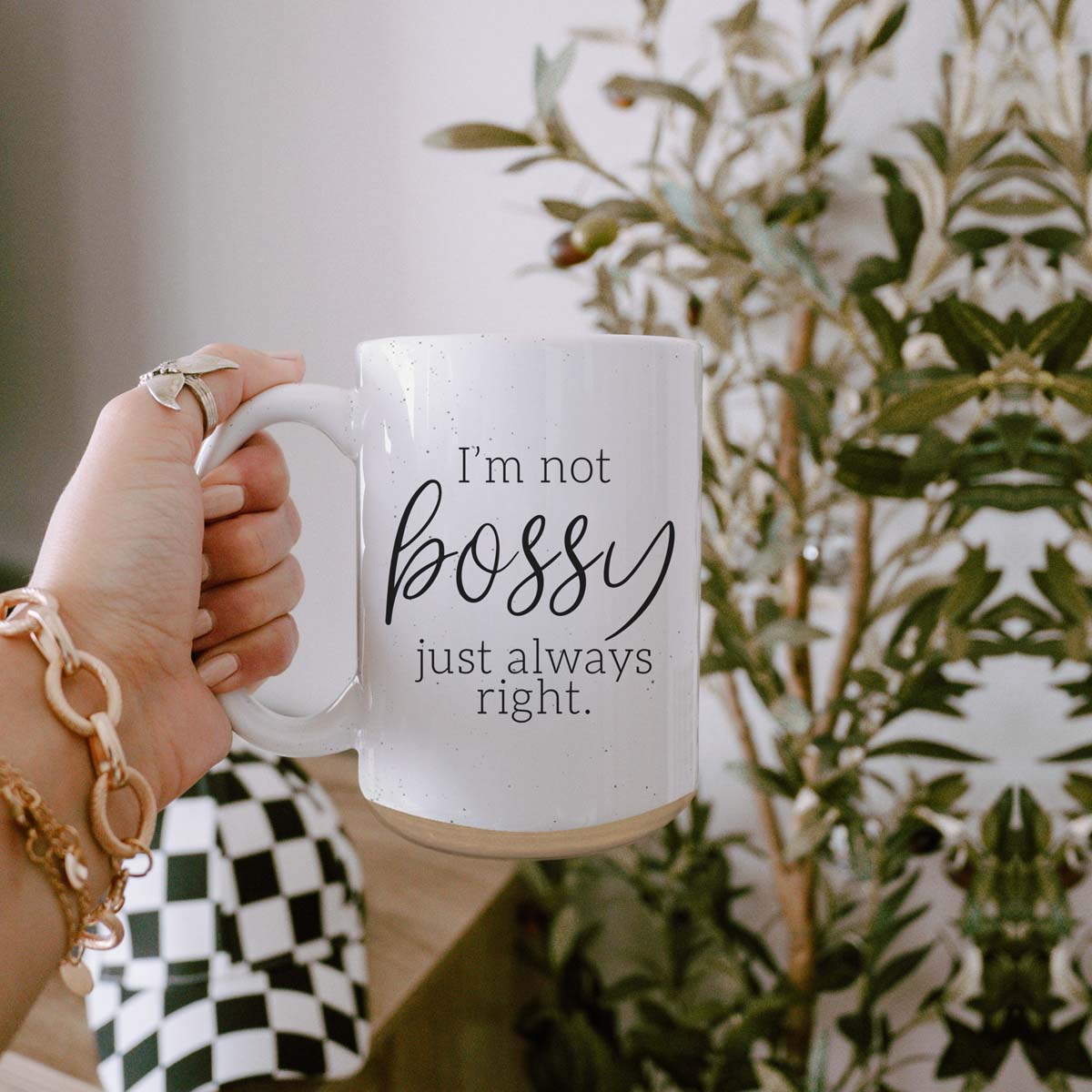 Lustige 470ml Keramiktasse Ich bin nicht herrisch, ich habe nur immer Recht Kaffee-Geschenk