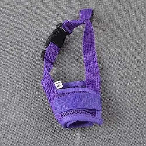 Breathable Adjustable Dog Muzzle Nylon Straps Anti Barking Comfortable Dog Muzzles Pets Accessories Mouth Cover For Outdoor Walking