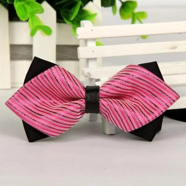 Business Black Golden Butterfly Men Bowtie Luxury Double Layer Pointed Classic Bow Tie Lovely Men Gift For Office And Meetings