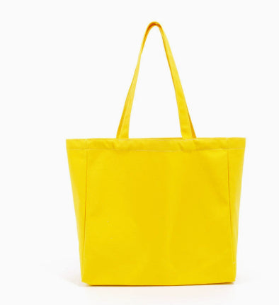 Fashionable Eco-friendly Colorful All-cotton Tote Canvas Bag