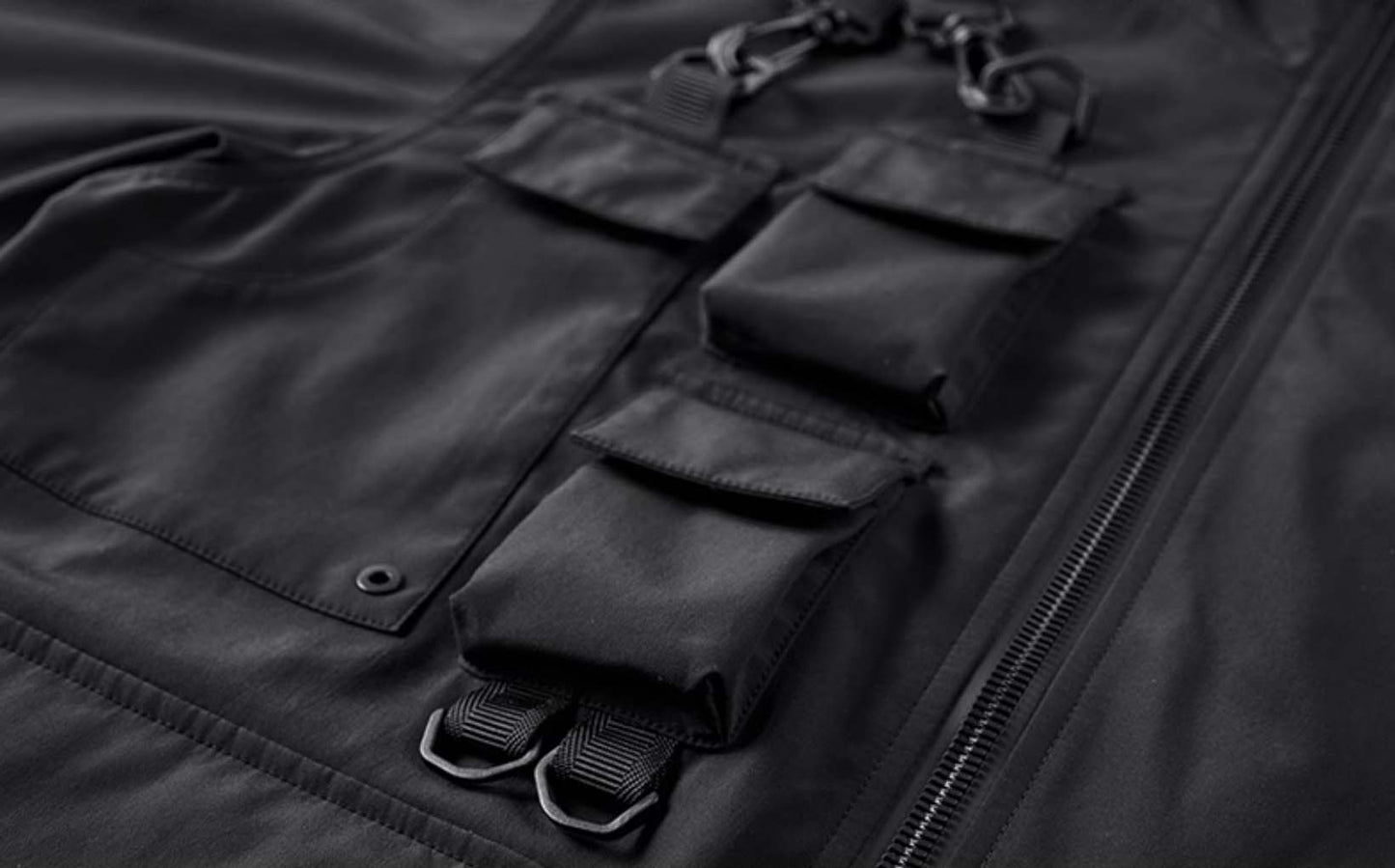 IBJ333 Taktische Matt-Schwarze Jacke