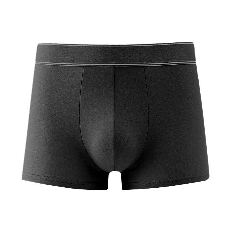 Mens Cotton Boxer Briefs, Simple And Elegant, With Graphene Antibacterial Properties