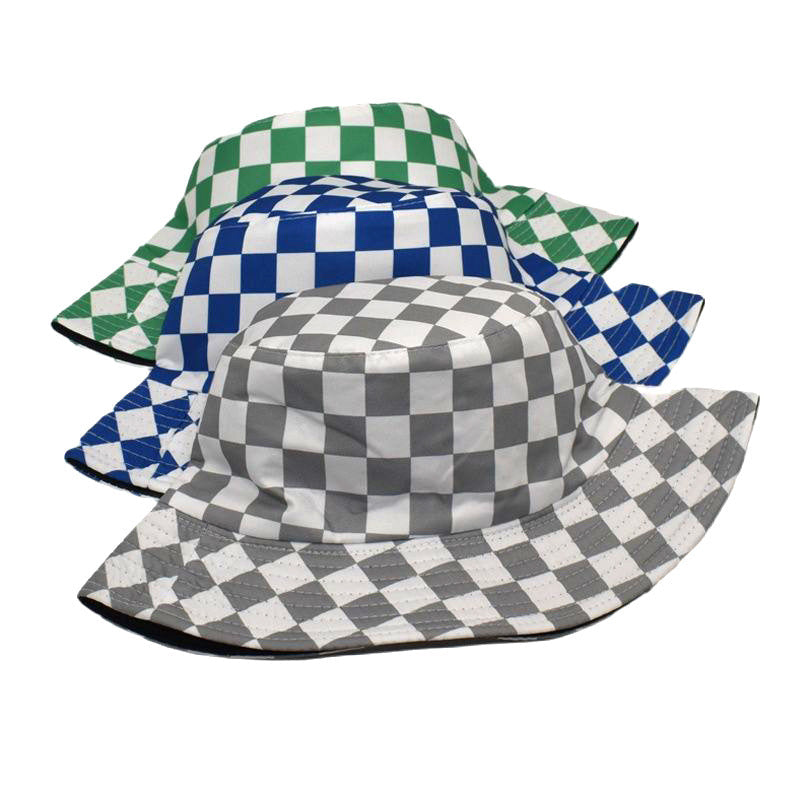 Outdoor Travel Sun Hat Cotton Man Double-sided Wear Bucket Hat