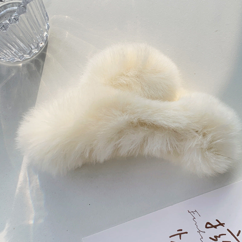 Korea Real Otter Hair Hair Clip Female