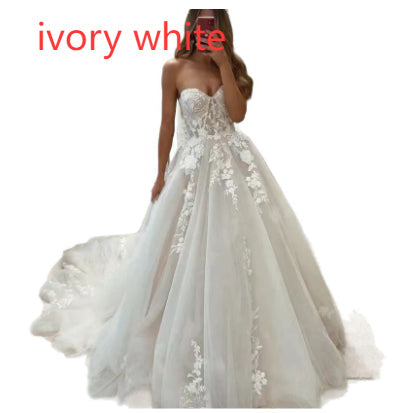 Bridal Lace Tube Top Main Yarn Heavy Industry Advanced