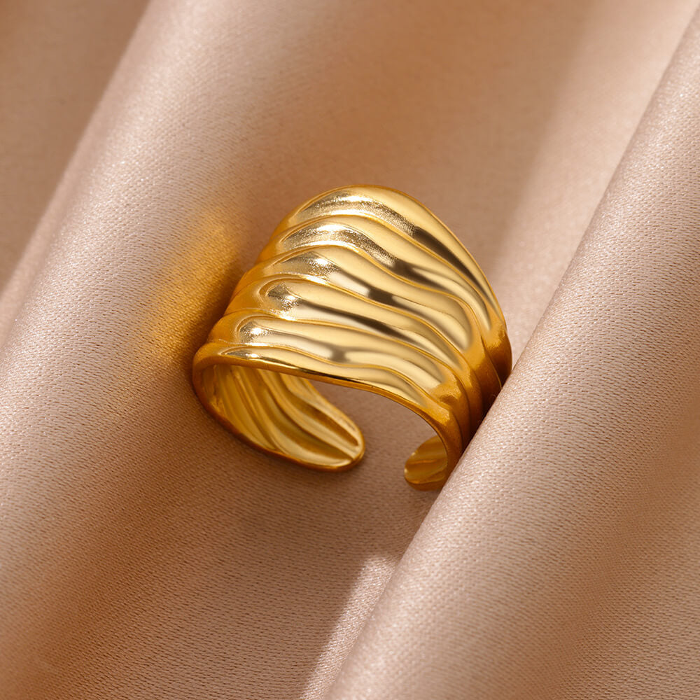 Irregular Wide Band Ring For Women