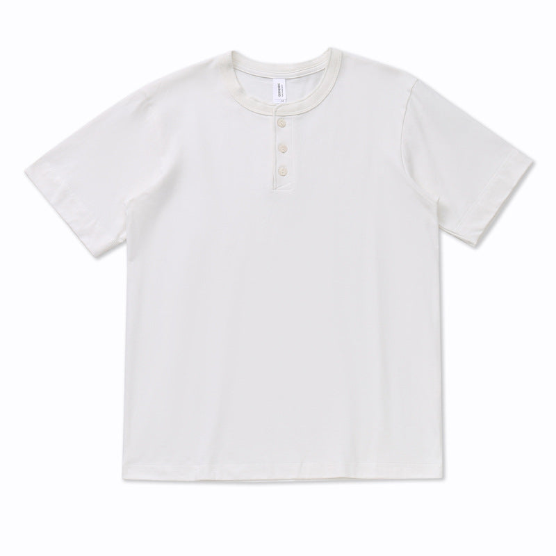 Men's Mandarin-collar Long-sleeve Shirt