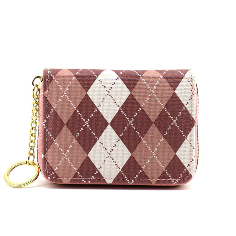 Diamond Zipper Coin Purse Large Capacity