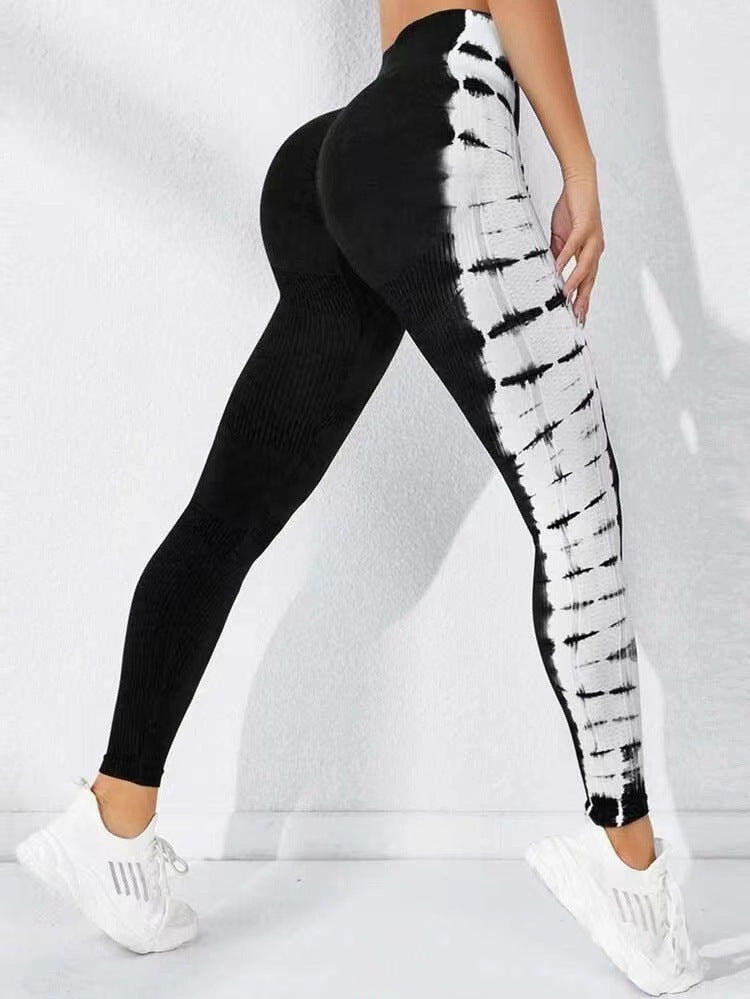 Tie-Dye Seamless Yoga Pants