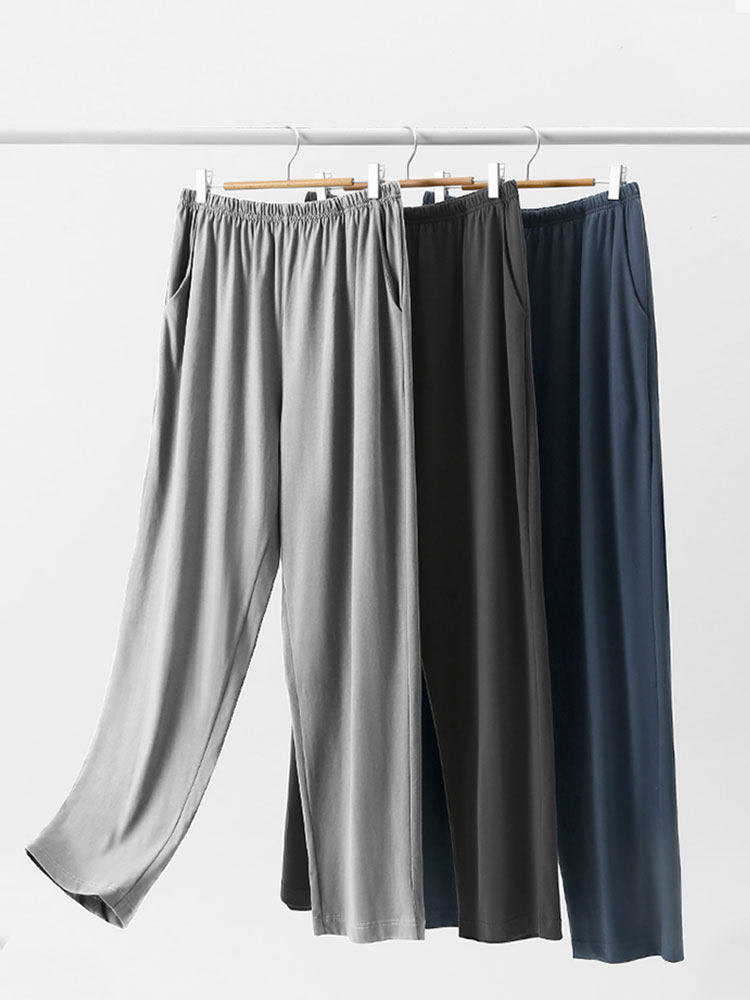Langsha Cotton Loose And Comfortable Home Men's Sleeping Pants
