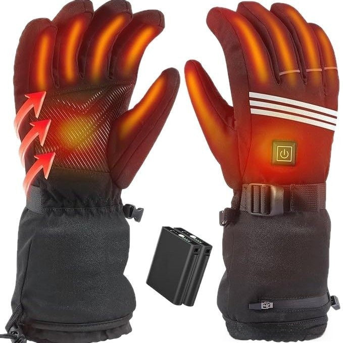 Outdoor Skiing Cycling Thickened Heating Gloves