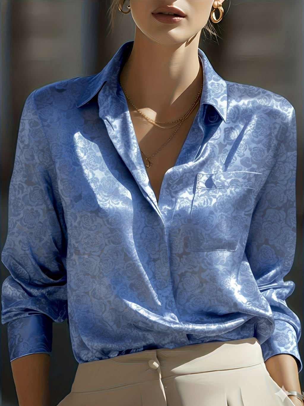 Stylish Minimalist Versatile Casual And Workwear Shirt For Everyday Wear