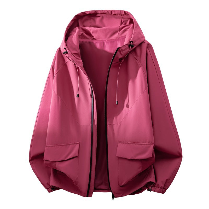 Spring And Autumn Unisex Jacket Mens Three Dimensional Line Design American Style
