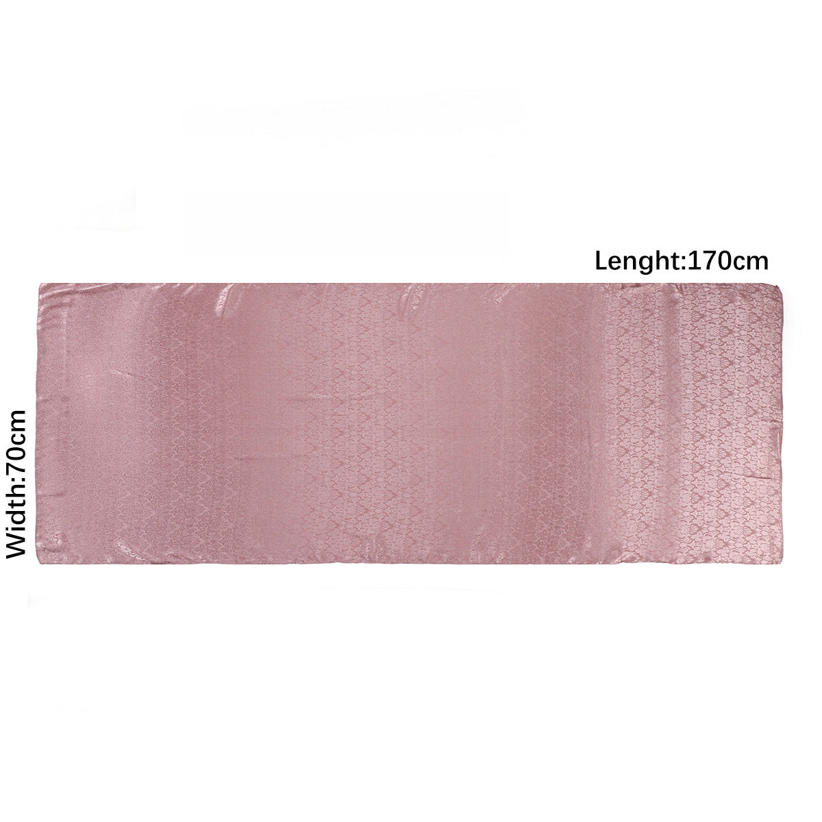 Womens Satin Patterned Jacquard Headscarf