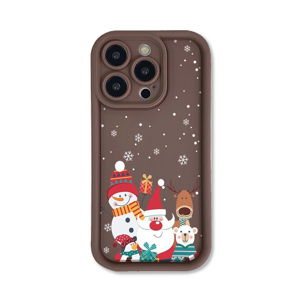 Santa Claus Christmas Phone Case Shockproof Silicone Cover