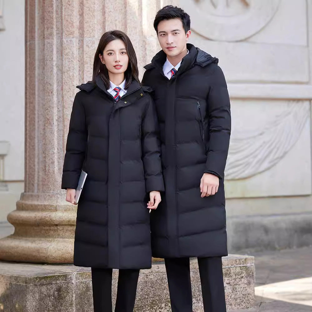 Mens Long Thick Winter Cotton Coat